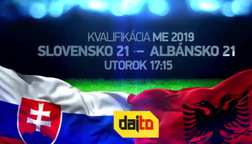 Dajto odvysiela zápas Slovensko U21 – Albánsko U21