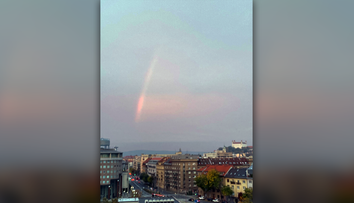 Nad Bratislavou sa ráno objavil zvláštny úkaz. Mnohí si mohli myslieť, že ide o dúhu