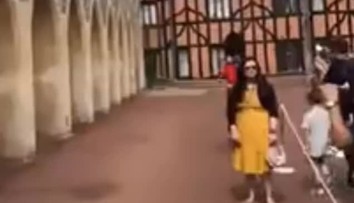 Turistka chcela fotku s kráľovským strážcom. Doplatila na to