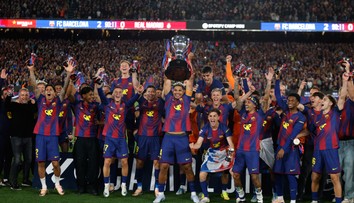 VIDEO: Barcelona spečatila titul veľkolepým spôsobom. Prvýkrát v histórii oslavuje po výhre nad Realom