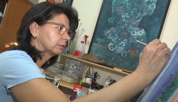 Svoj sen si začala plniť, až keď jej odrástli deti. Tvorbu výtvarníčky Miroslavy Cabanovej ocenili aj v zahraničí