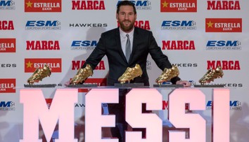 Lionel Messi získal rekordnú piatu Zlatú kopačku