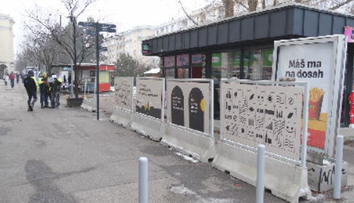 Žilina chcela skrášliť centrum, no narazila na súkromníkov. Sporné územie ohradila