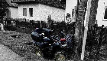 Jazda na štvorkolke sa skončila tragicky: Po náraze do stĺpa zomrel 34-ročný muž