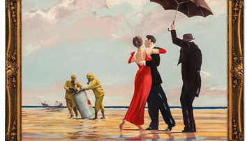 Banksyho paródiu na slávny obraz Vettriana kúpil neznámy zberateľ za 5 miliónov eur