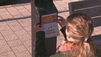 V Žiari nad Hronom budú jazdiť po cestách z cigaretových ohorkov