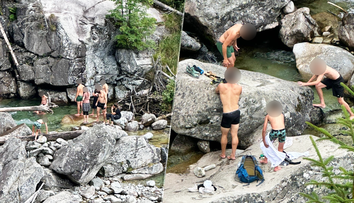 FOTO+VIDEO: Neuveriteľná drzosť turistov v Tatrách. V chránenom potoku sa správali ako na pláži