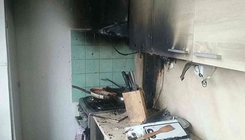 V Holíči horela kuchynská linka. Požiar sa rozšíril zo sporáku