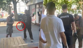 VIDEO: Muž so sekerou mal útočiť v centre Bratislavy