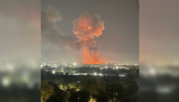 VIDEO: Okolím letiska v uzbeckom Taškente otriasol gigantický výbuch