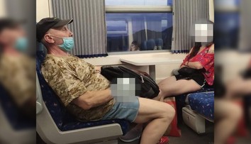 Tento muž pravidelne masturboval vo vlaku pred ženami. Polícia ho už rieši