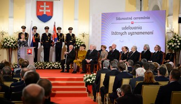 Prezidentka Zuzana Čaputová udelila prvé vyznamenania vo funkcii