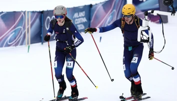 V miešanej štafete skialpinistov triumfovali Francúzi. Slovenská dvojica sa na popredné priečky nedostala