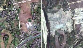 Družicové zábery z likvidácie rohinských dedín: Takto sa Mjanmarsko zbavuje dôkazov o zverstvách