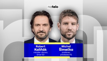Hosťami relácie Na telo boli Robert Kaliňák a Michal Šimečka