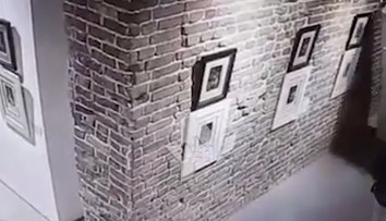 Žena poškodila obraz Salvadora Dalího, robila si selfie