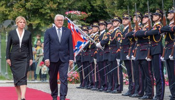 FOTO: Prezidentka privítala nemeckého prezidenta. Považujem ho za svojho priateľa, uviedla