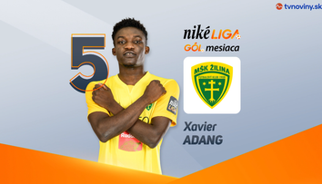 VIDEO: Zakončil nádhernú akciu a zarmútil Trnavu. Xavier Adang kandidátom na Gól mesiaca