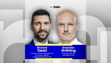 Hosťami relácie Na telo budú Richard Takáč a Branislav Gröhling