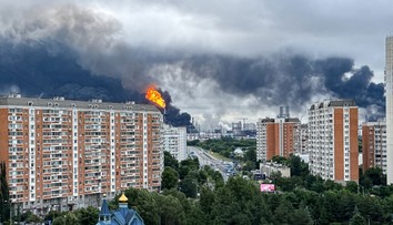 VIDEO: Obrovské výbuchy a požiar. Moskva čelila najväčšiemu ukrajinskému útoku za dva roky