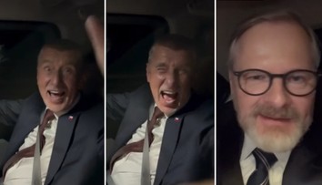 VIDEO: Babiš sa po poslednej debate poriadne odviazal. Fiala sa po karaoke videu obával o jeho zdravie