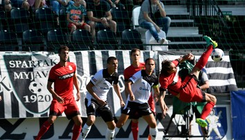 Futbalisti Spartaka Myjava nepostúpili do nasledujúcej kvalifikačnej fázy