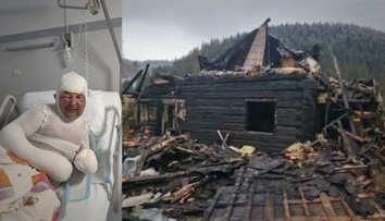 VIDEO: Pri požiari v Zázrivej zhorela do tla chata. Majiteľ, ktorý účinkoval vo Farme, skončil v nemocnici