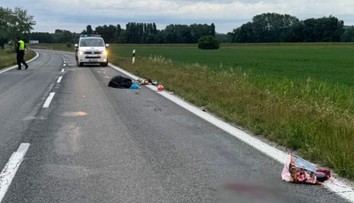 Auto zrazilo chodkyňu neďaleko Nových Zámkov. Totožnosť mŕtvej ženy polícia nepozná