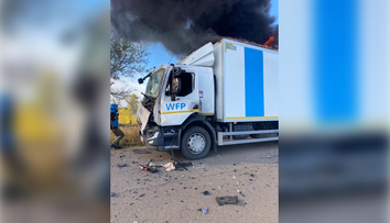 Ruské drony zasiahli humanitárny konvoj OSN v Chersonskej oblasti na Ukrajine