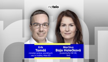 Hosťami Na telo boli Erik Tomáš a Martina Bajo Holečková