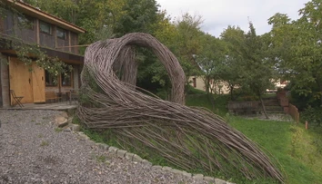 Dizajnové vŕbové prútie je v zahraniční bežné, no u nás raritou. Pozrite si, ako splýva s prírodou