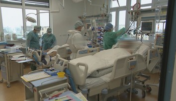 Covidoví pacienti ovládli nemocnicu v Martine. Pozrite si autentické zábery z oddelenia