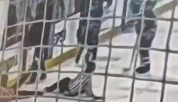 VIDEO: Šokujúci incident v zámorí. Rozzúrený rodič napadol priamo na ľade dvojicu rozhodcov