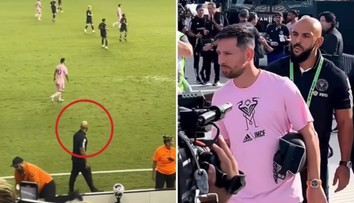 VIDEO: Má vlastné pravidlá a ide z neho strach. Messiho ochrankár je s ním aj na trávniku