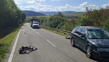 Tragická zrážka na východe Slovenska. Nehodu neprežil 75-ročný cyklista