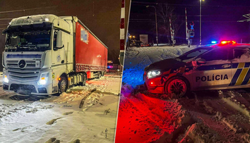 Kamión zapadol na železničnom priecestí. O štyri minúty cezeň mal prejsť rýchlik