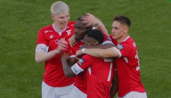 VIDEO: Šialený zápas v Prešove vyhral Trenčín. Diváci videli červenú kartu, šarvátku aj neuznané góly