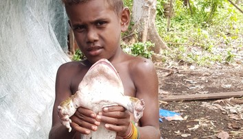 VIDEO: Neverili vlastným očiam. Počas lovu narazili na žabu veľkú ako polovica bábätka