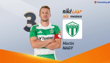 VIDEO: Nie vždy treba prudkú silu. O Gól mesiaca sa hlási aj milimetrový priamy kop kapitána Skalice