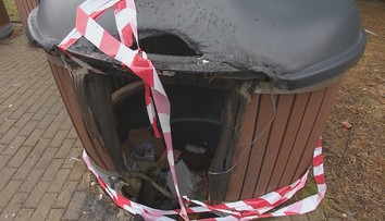 Amatérsky ohňostroj pred panelákmi v Nitre zničil špeciálny kontajner za tisícky eur