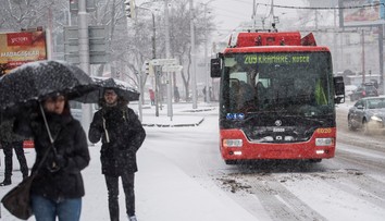 Do Bratislavy prichádza prvé väčšie sneženie! SHMÚ už vydal aj výstrahu