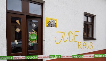 Na sídlo Pohody niekto nasprejoval antisemitský nápis