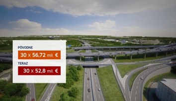 Obchvat Bratislavy bude lacnejší, pomohli nám finančné trhy