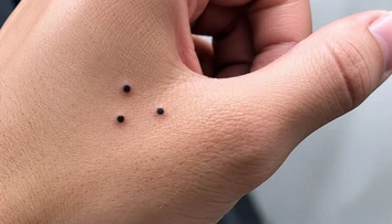 Na pohľad nevinné tetovanie môže mať temný význam. Tri bodky nie sú vždy len ozdobou