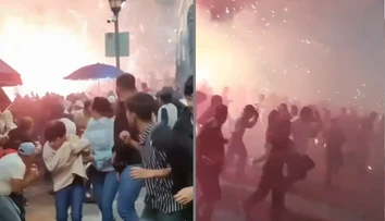 VIDEO: Náboženské oslavy v Mexiku sa zmenili na peklo. Výbuch pyrotechniky pri kostole si vyžiadal 10 obetí