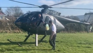 Po sendvič štýlovo. Muža prekvapil hlad, po jedlo si doslova zaletel