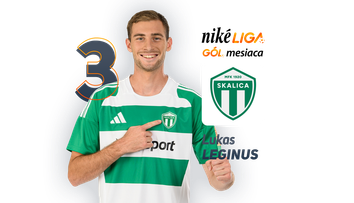 VIDEO: Rýchle nohy, paľba cez blok a rovno k žrdi. O Gól mesiaca november sa hlási aj strelec zo Skalice