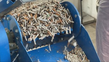 Nepopulárny odpad dostáva druhý život. Pri Bratislave vzniká cesta z cigariet