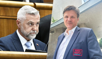 VIDEO: Za tri slová na saku musel Hlina odísť zo sály. Hrozí mu, že príde o tisícky eur
