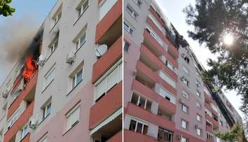 Požiar bytu na juhu Slovenska. Hasiči z bytovky evakuovali 135 ľudí a jedného hada